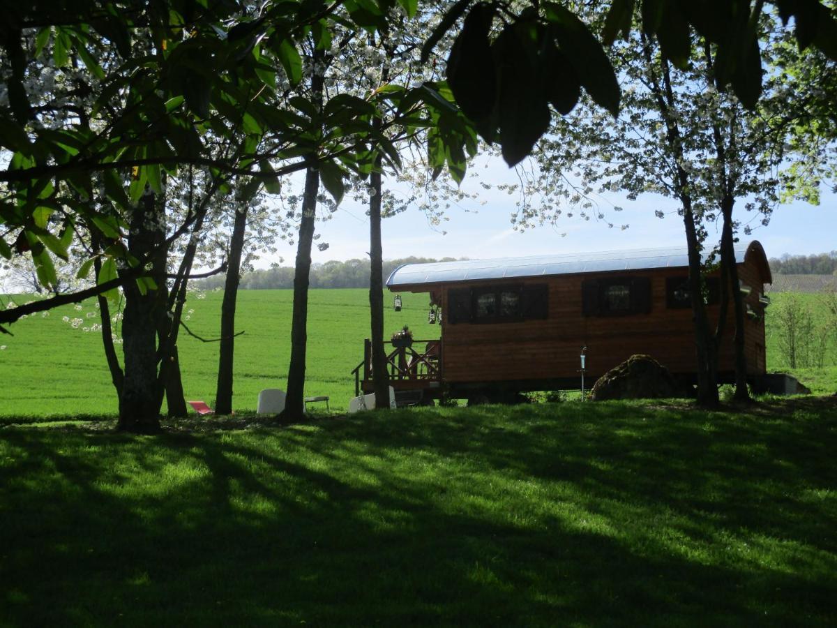 Roulotte Panoramique Du Moulin Bed & Breakfast Chatillon-sur-Marne ภายนอก รูปภาพ